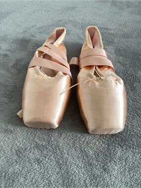 Wendywu Pink Satin Pointe Ballet Shoes Size 10